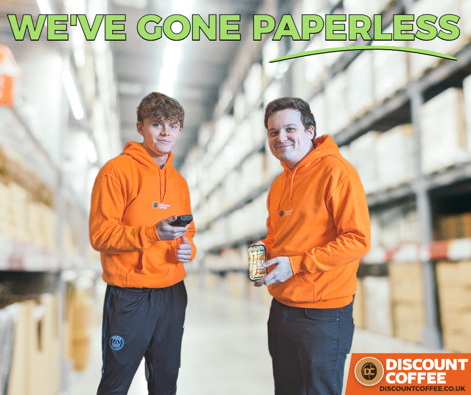 We've Gone Paperless...