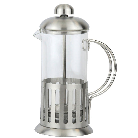 Glass Brushed Stainless Steel Cafetiere (2 Cup) Discount Coffee