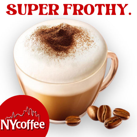 NY Coffee Instant Cappuccino Sachets (18) - Discount Coffee
