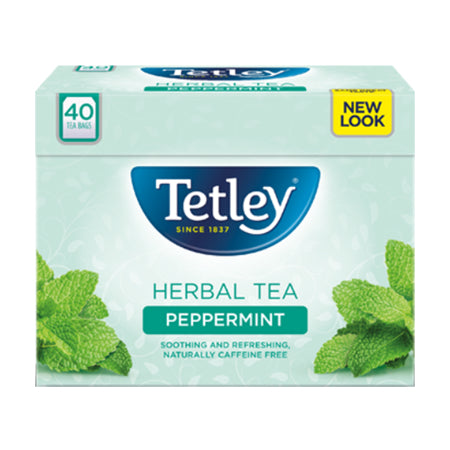 Tetley Peppermint Herbal Infusion (40 bags)