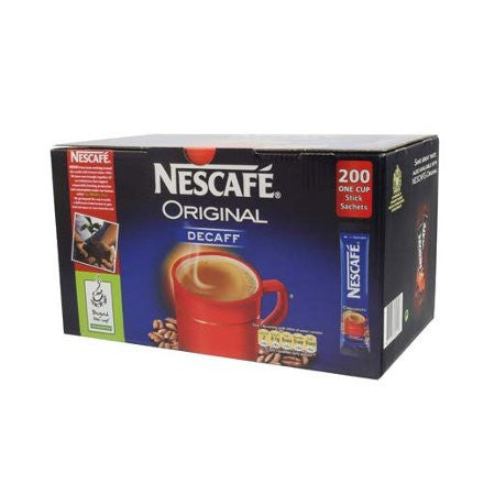 Nescafe Decaffeinated Coffee One Cup Sticks (200) - DiscountCoffee