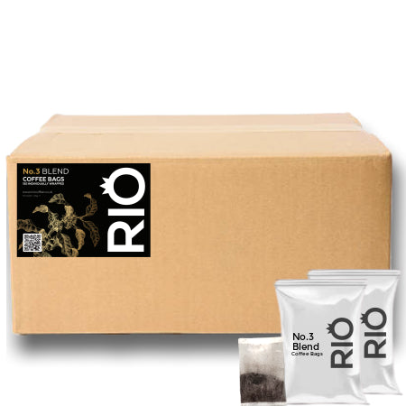 Rio No.3 Blend Coffee Bags - Bulk Buy (150) | Discount Coffee