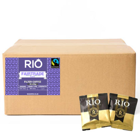 Rio Fairtrade Filter Coffee  (Bulk Buy - 11 Boxes) | Discount Coffee