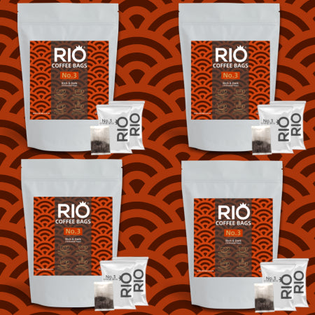 Rio No.3 Blend Coffee Bags - (4 x 10 Bags) | Discount Coffee