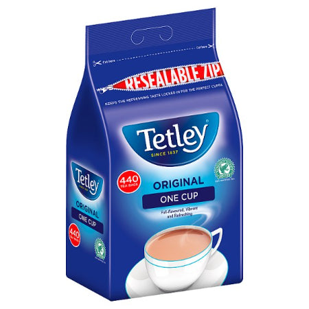 Tetley One Cup Tea Bags (400) - Discount Coffee