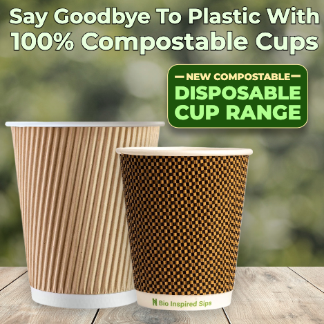 Our New Compostable Cup Range! Serve Great Coffee, Save the Planet ...