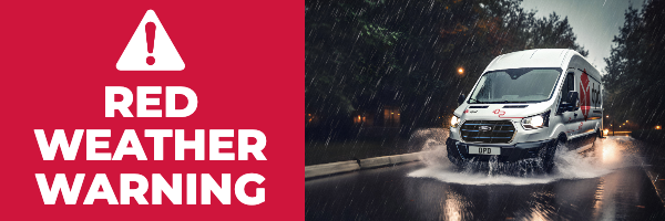 Red Weather Warning Information - Discount Coffee