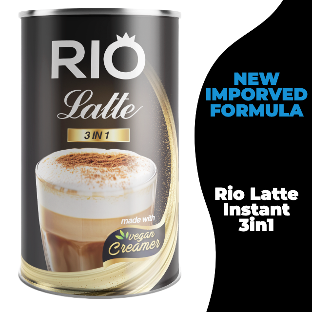 New & Improved Rio Vegan 3-in-1 Instant Latte