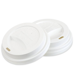 12oz Domed Sip Cup Lids (500) - Discount Coffee 