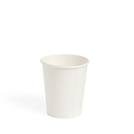 4oz Single Wall White Paper Cups | Small Espresso & Sampling Cups | Sleeve of 100