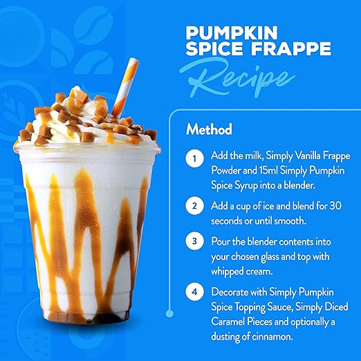 Simply Pumpkin Spice Flavouring Syrup (1 Litre) - Discount Coffee