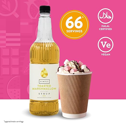 Simply Toasted Marshmallow Flavouring Syrup (1 Litre) - Discount Coffee