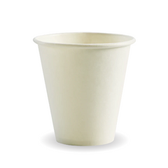 8oz Single Wall White Paper Cups (1000)
