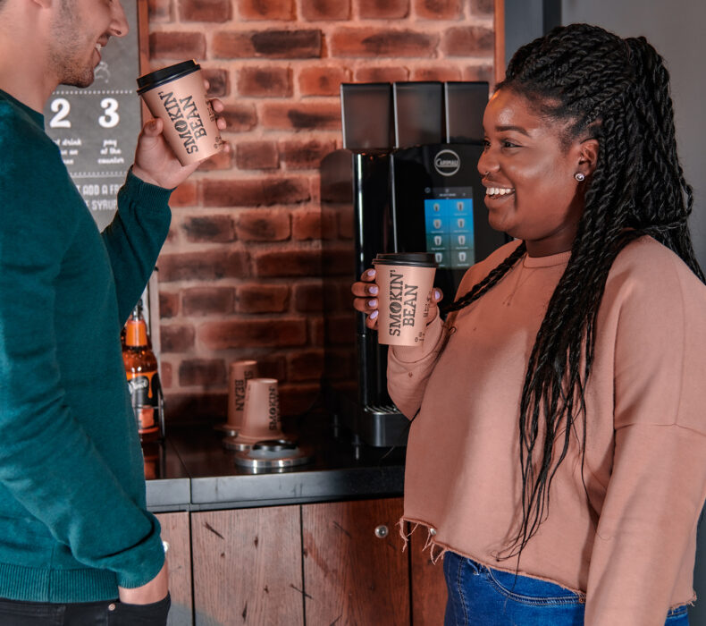 Smokin' Bean Organic Fairtrade Coffee Beans (1kg) - Discount Coffee