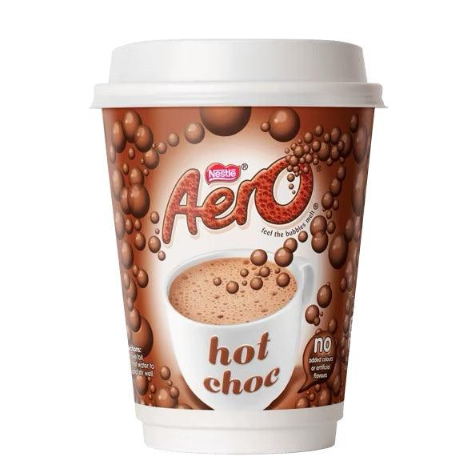 Nescafe & Go - Aero Hot Chocolate - 12oz Foil Sealed Drinks (8 Cups) - Discount Coffee