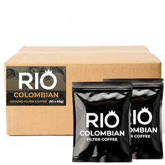 Rio Colombian Filter Coffee (50x50g) - Discount Coffee