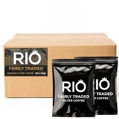 Rio Fair trade Filter Coffee (50x50g Sachets) - Discount Coffee