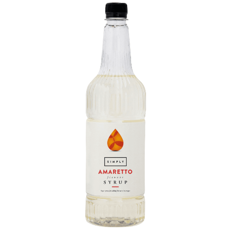 Simply Amaretto Flavouring Syrup (1 Litre) - Discount Coffee