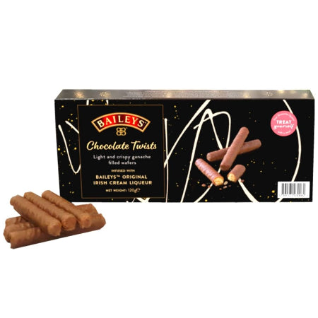 Baileys Chocolate Twists Crispy Wafers (120g) - Discount Coffee