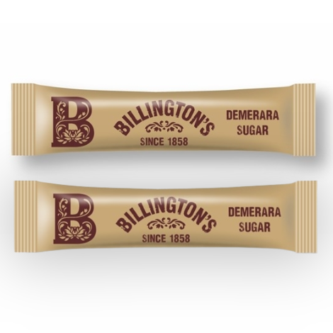 Billington's Brown Sugar Sticks (1000 sticks) - Discount Coffee