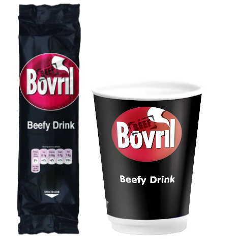 12oz Foil Sealed Drinks - Bovril Beefy Drink (10 Cups) - Discount Coffee