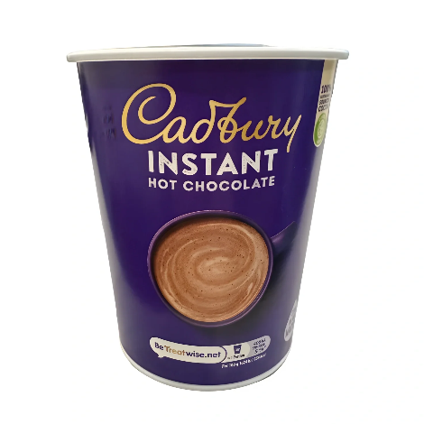 12oz Foil Sealed Drinks - Cadbury Hot Chocolate (10 Cups) - Discount Coffee
