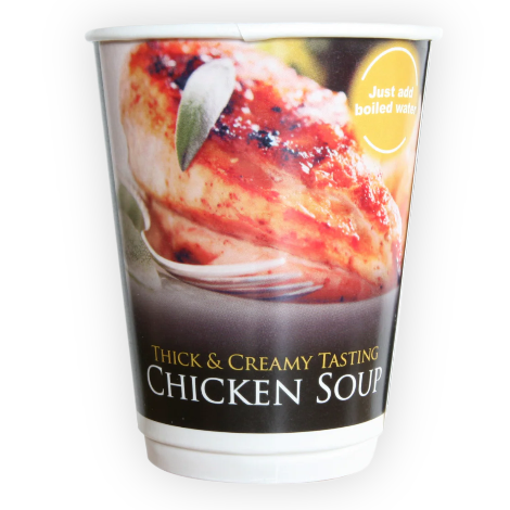 12oz Foil Sealed Drinks - Chicken Soup (10 Cups) - Discount Coffee