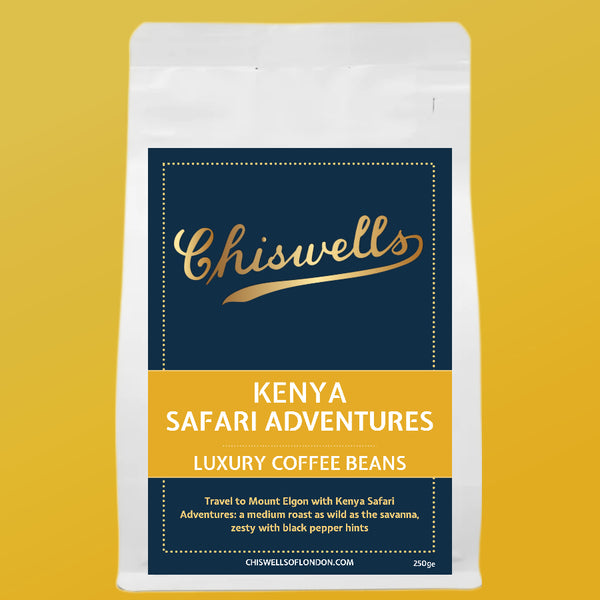 Chiswells Kenya Safari Adventures Coffee Beans (250g) - Discount Coffee