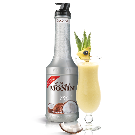 Monin Coconut Fruit Mix Puree (1 Litre) - Discount Coffee