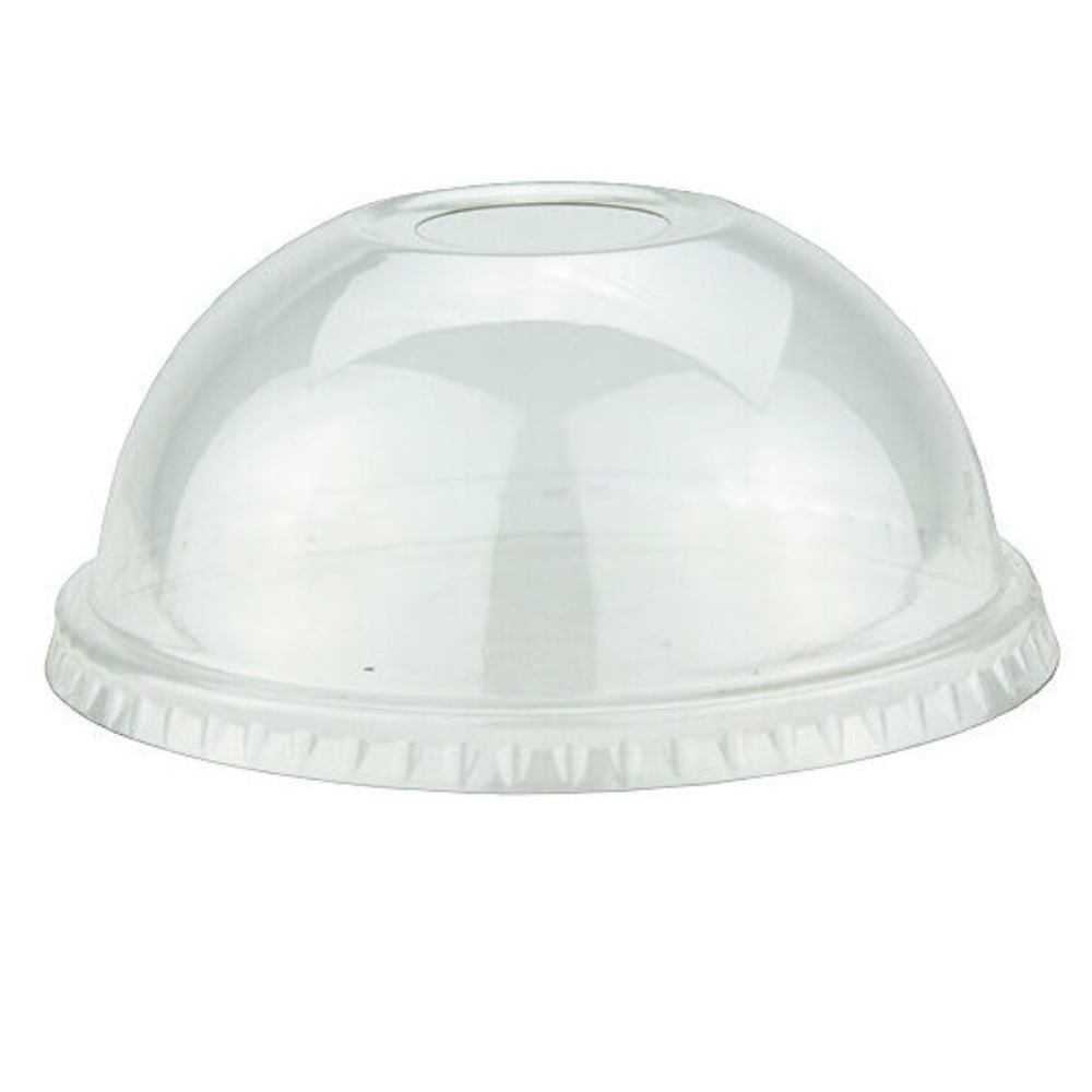 12/14/16oz Clear Cold Cup Domed Lids (96) - Discount Coffee