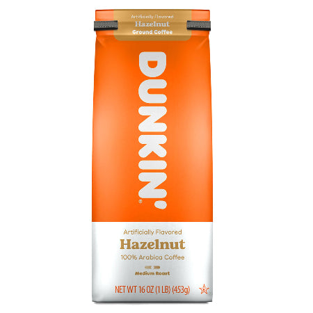 Dunkin Hazelnut Ground Coffee (453g) - Discount Coffee