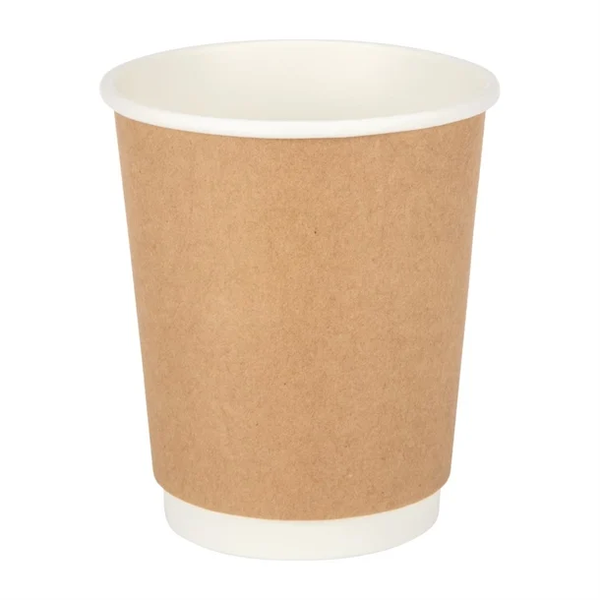 8oz Kraft Double Wall Cups (25) - Discount Coffee