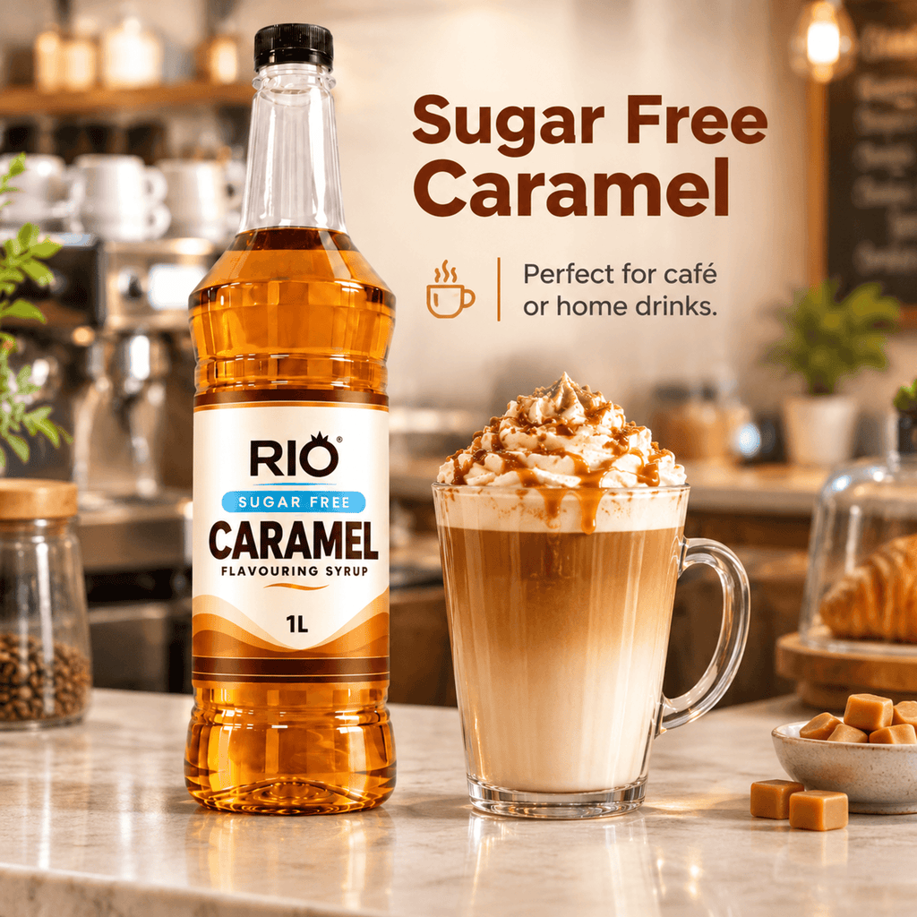 Rio Sugar Free Caramel Coffee Syrup (1 Litre)