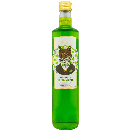 William Fox Green Apple Flavouring Cocktail Syrup (750ml) - Discount Coffee