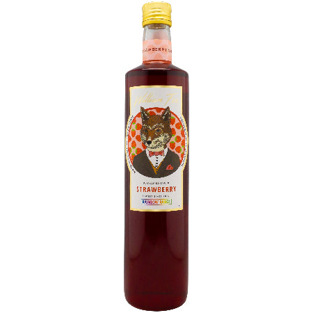 William Fox Strawberry Flavouring Cocktail Syrup (750ml) - Discount Coffee