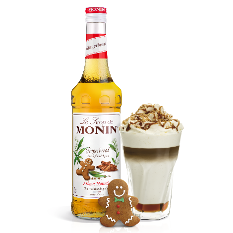 Monin Gingerbread Flavouring Syrup (700ml) - Discount Coffee