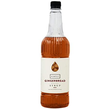 Simply Gingerbread Flavouring Syrup (1 Litre) - Discount Coffee