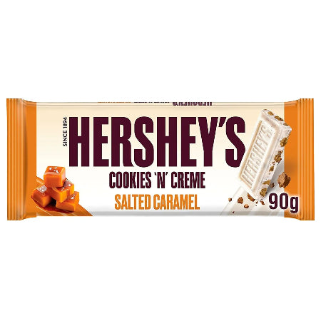 Hershey Cookies & Creme Salted Caramel Chocolate (90g) - Discount Coffee