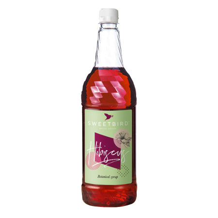 Sweetbird Hibiscus Botanical Syrup (1 Litre) - Discount Coffee