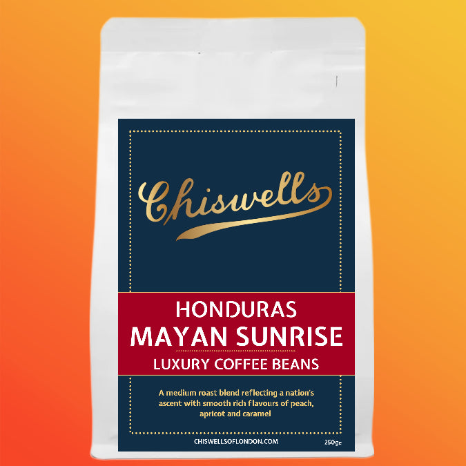 Chiswells Honduras Mayan Sunrise Coffee Beans (250g) - Discount Coffee