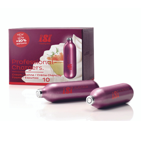 iSi Professional N2O Cream Chargers (10 x 8.4g) - Discount Coffee