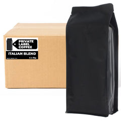 Private Label Coffee Beans - Italian Roast (4x1kg) - Build Your Own Coffee Brand