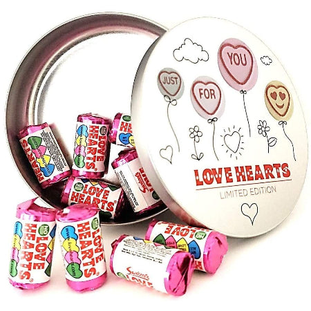 Swizzels Love Hearts Tin - Limited Edition - Discount Coffee