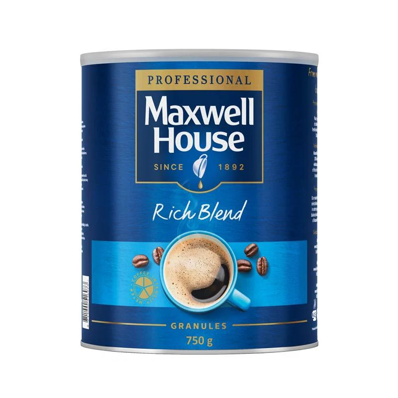 Maxwell House Rich Blend Instant Coffee (750g) - Discount Coffee
