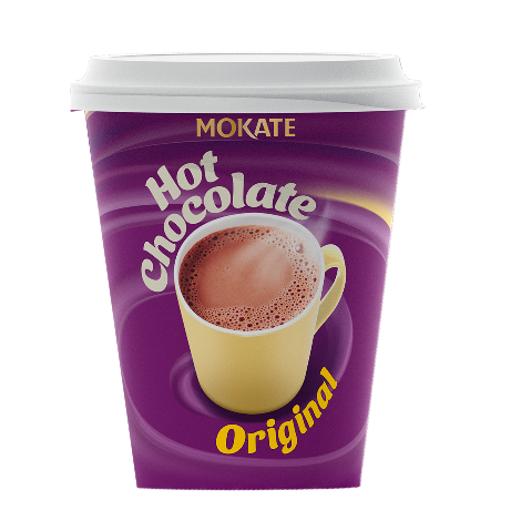 12oz Foil Sealed Drinks - Mokate Hot Chocolate (10 Cups) - Discount Coffee