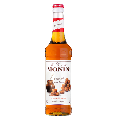 Monin Caramel Flavouring Syrup (700ml) - Discount Coffee