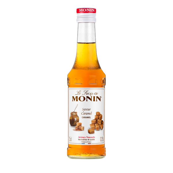 Monin Caramel Flavouring Syrup (250ml) - Discount Coffee
