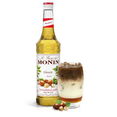 Monin Hazelnut Flavouring Syrup (700ml) - Discount Coffee