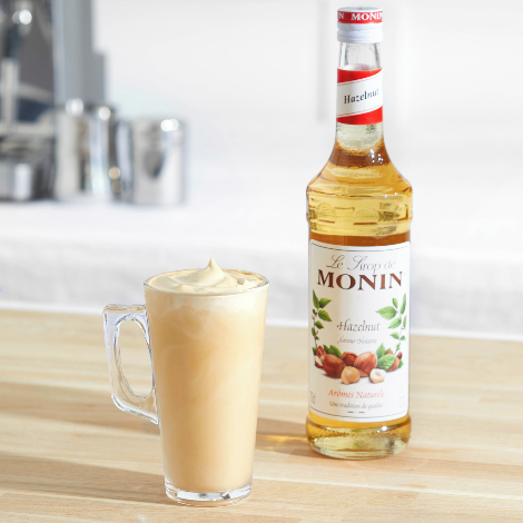 Monin Hazelnut Flavouring Syrup (700ml) - Discount Coffee