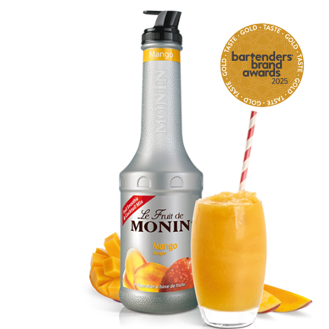 Monin Mango Fruit Mix Puree (1 Litre) - Discount Coffee